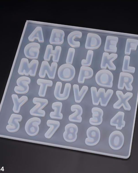 Silicon Alphabet Mould 5x5 inches