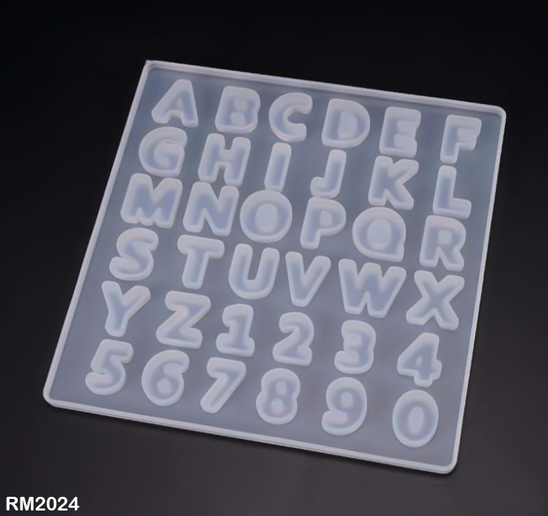 Silicon Alphabet Mould 5x5 inches