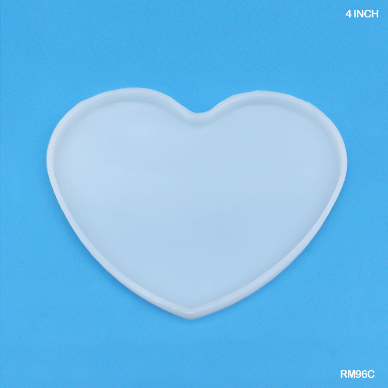 Silicon Mould Heart Shaped 4 inches