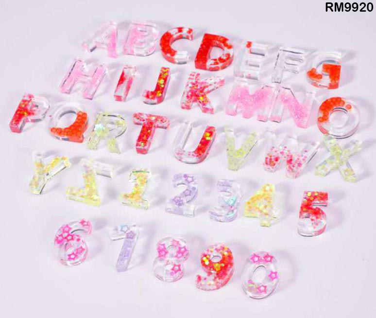 Silicon Alphabet mould 14x9.5cm