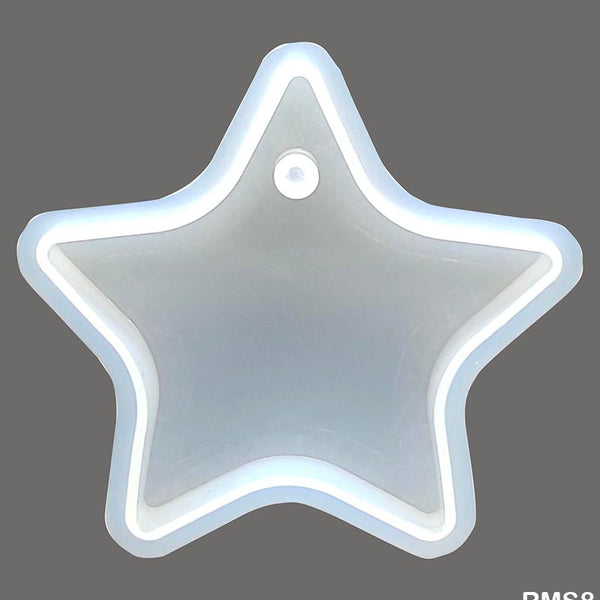 Silicon Pendant/keychain Mould Star 6cm