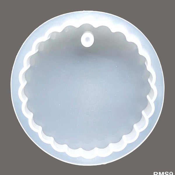 Silicon mould Round Pendant/Keychain Mould 3 inches