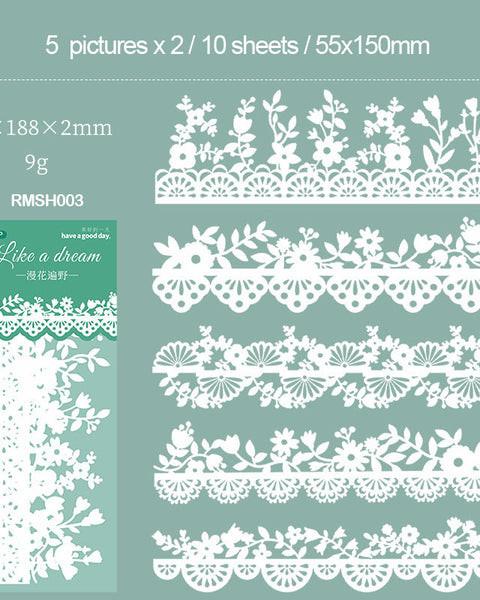 RMSH003 Dream Lace Paper CutOut 10pc