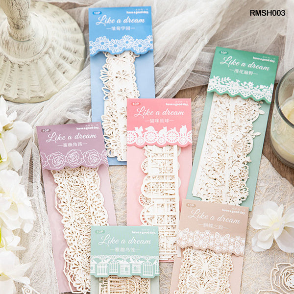 RMSH003 Dream Lace Paper CutOut 10pc