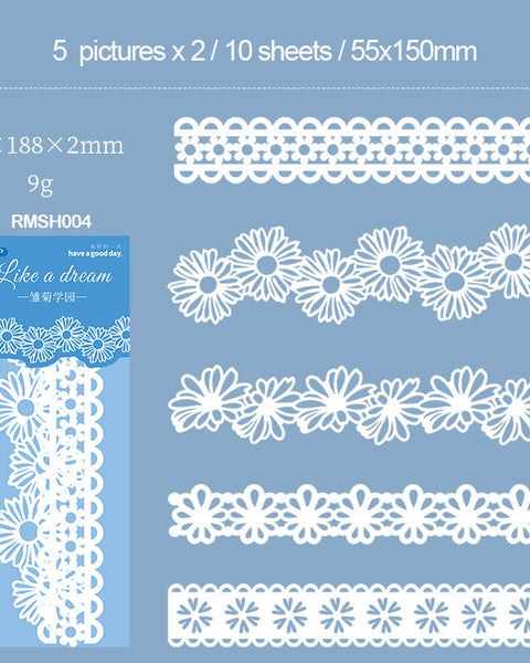 RMSH004 Dream Lace Paper CutOut 10pc