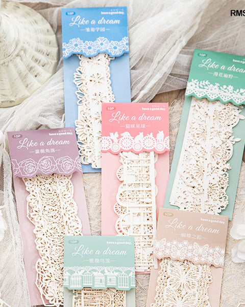 RMSH006 Dream Lace Paper CutOut 10pc