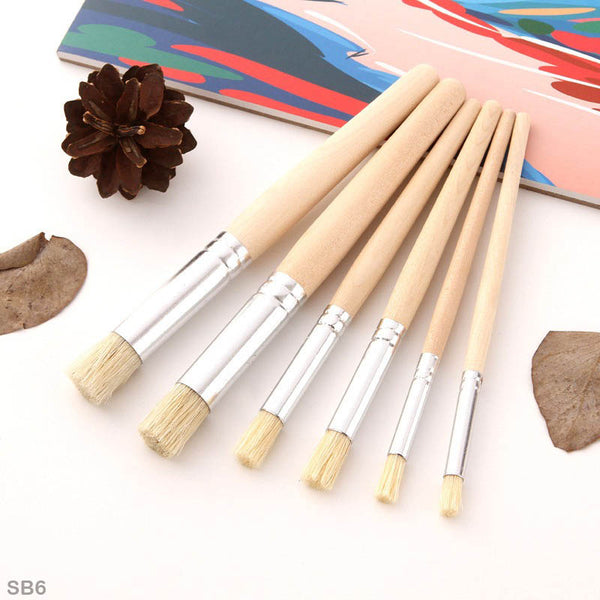 Keep Smiling Stencil Brush Set of 6 SB6