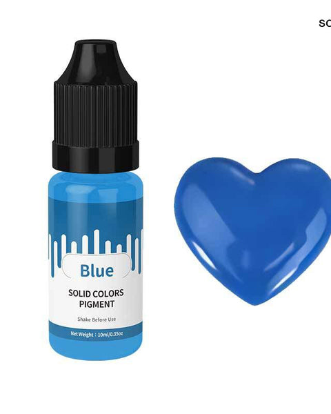 Solid Colour Blue 10ml for Resin Art
