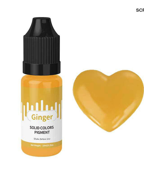 Solid Colour Ginger 10ml for Resin Art