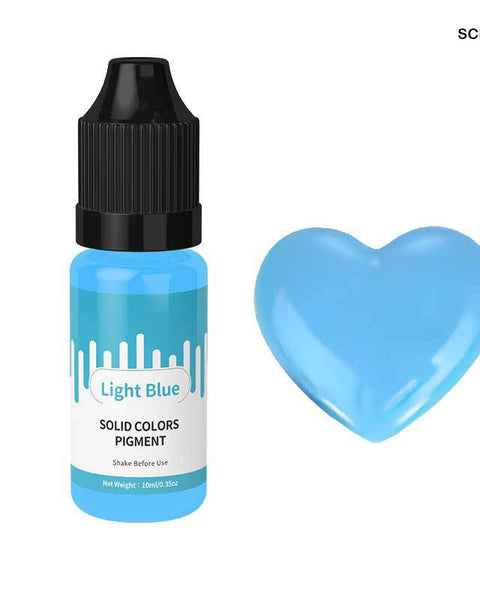 Solid Colour Light Blue 10ml for Resin Art