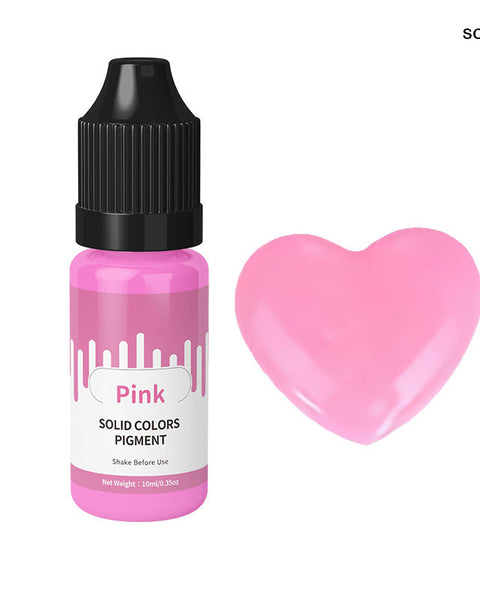 Solid Colour Pink 10ml for Resin Art