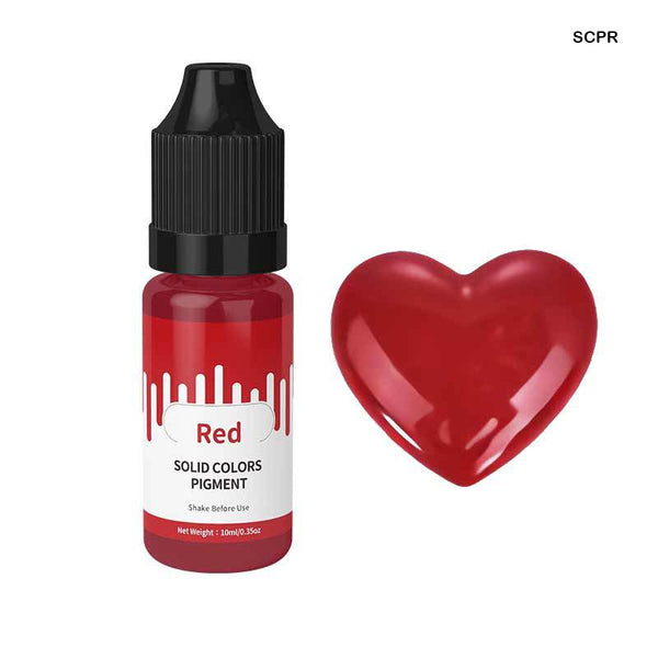 Solid Colour Red 10ml for Resin Art