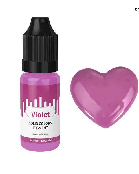 Solid Colour Violet 10ml for Resin Art