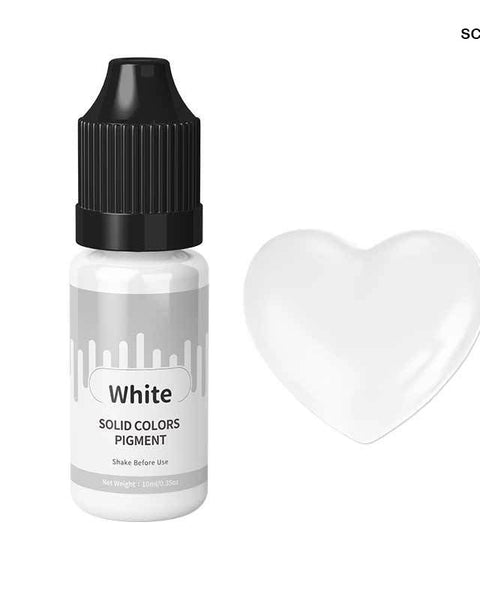 Solid Colour White 10ml for Resin Art