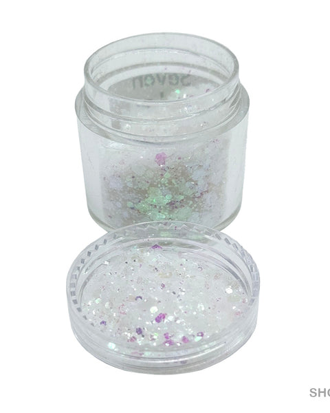 Shimmer Glitter Crystals Seven Colour Red for Resin Art