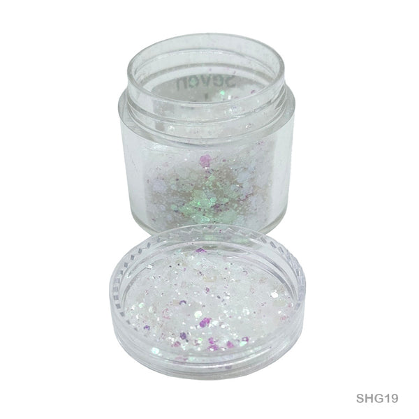 Shimmer Glitter Crystals Seven Colour Red for Resin Art