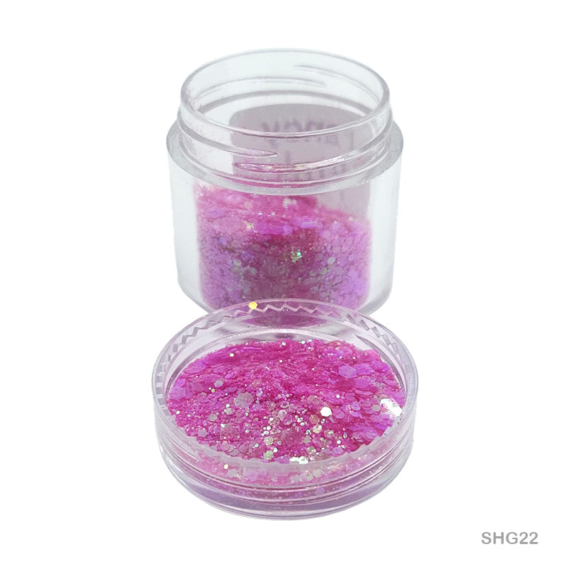 Shimmer Glitter Crystals Fancy Pink for Resin Art