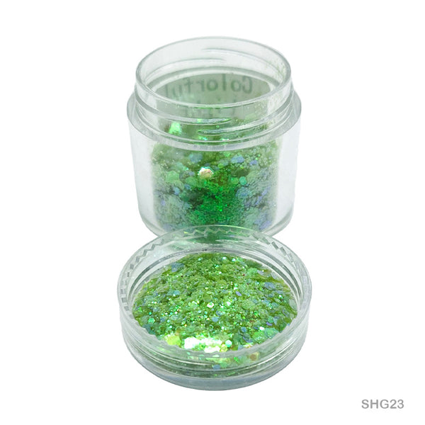 Shimmer Glitter Crystals Colorful Light Green for Resin Art (Copy)