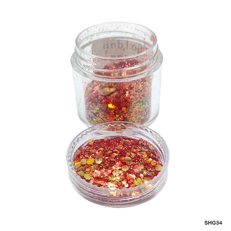 Shimmer Crystals Fancy Bright Red for Resin Art