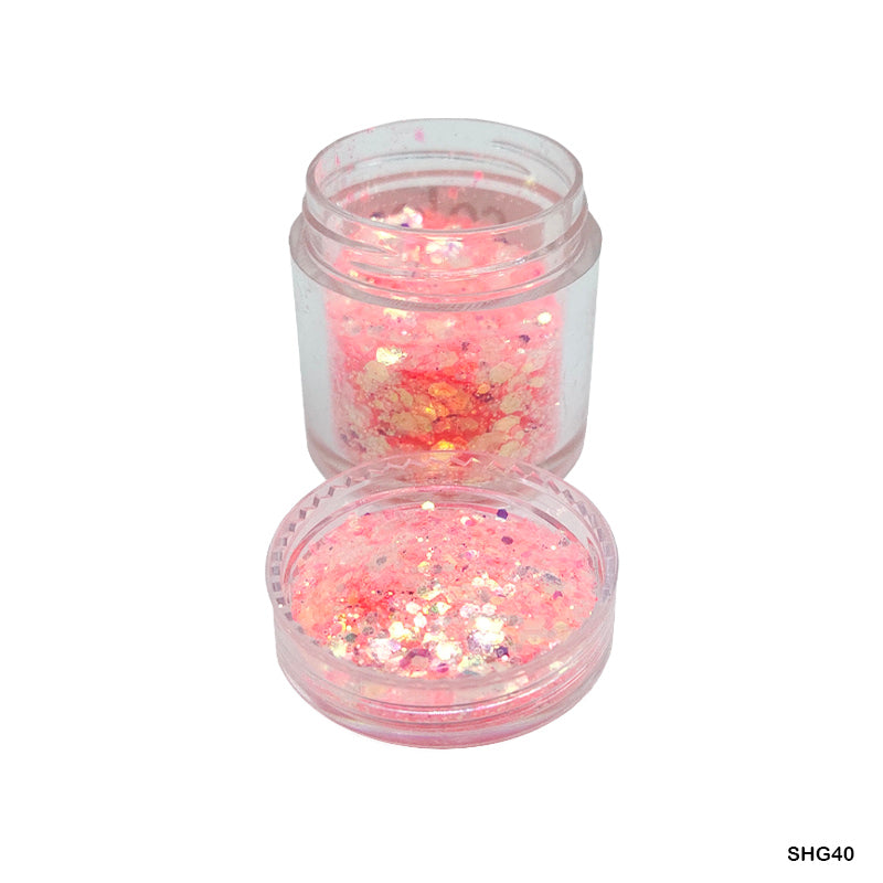 Shimmer Glitter Crystals Color Red for Resin Art