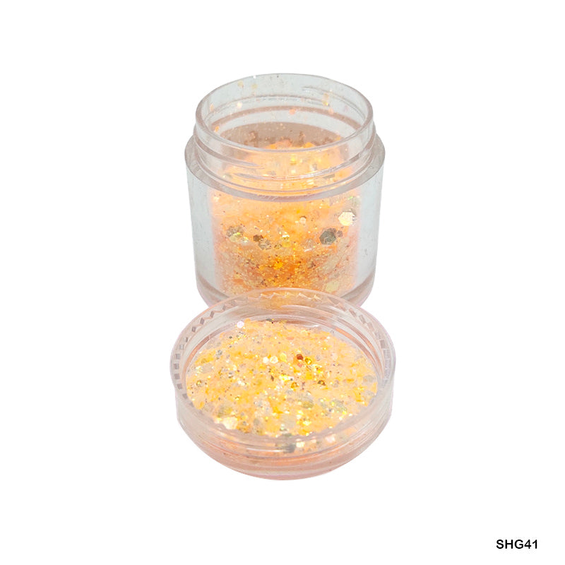 Shimmer Crystals Colourful Orange for Resin Art