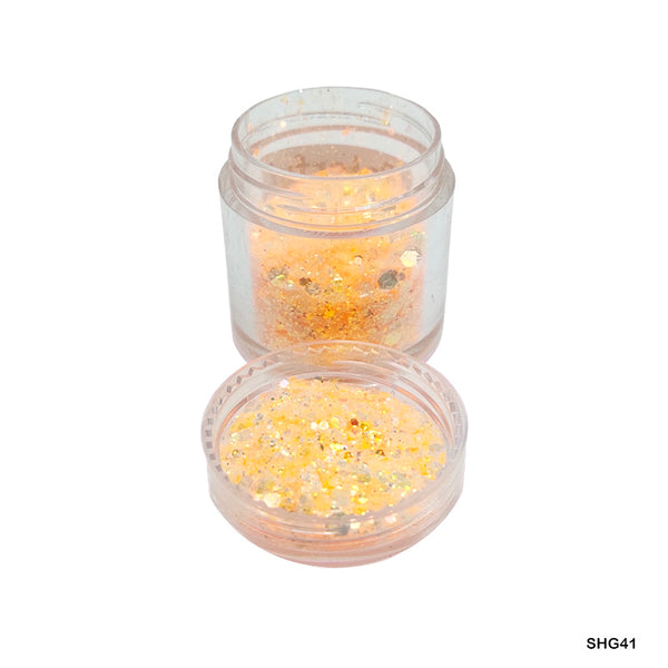 Shimmer Crystals Colourful Orange for Resin Art