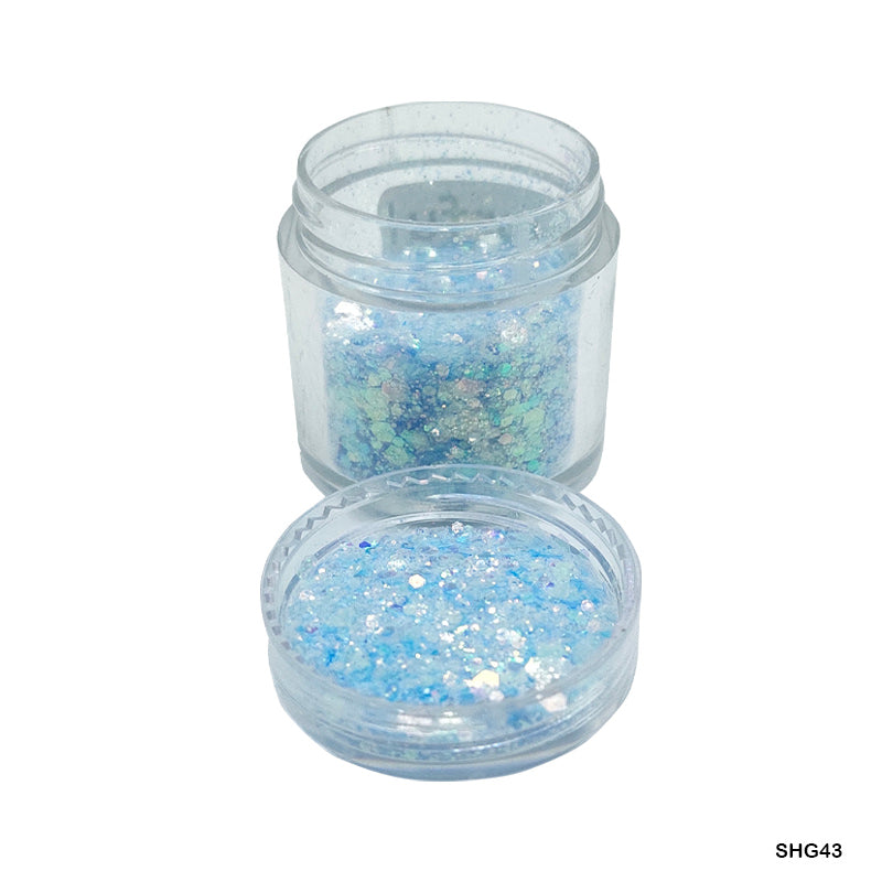 Shimmer Glitter Crystals Colourful Blue for Resin Art