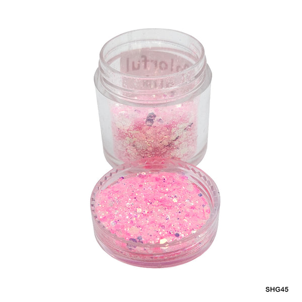 Shimmer Glitter Crystals Colourful Pink for Resin Art