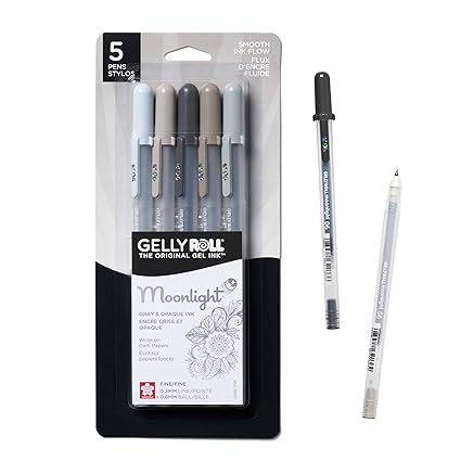 Sakura Gelly Roll Greyish Set of 5