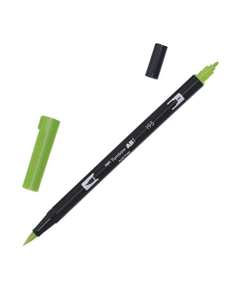Tombow ABT Brush Pen Light Green Dual Tip