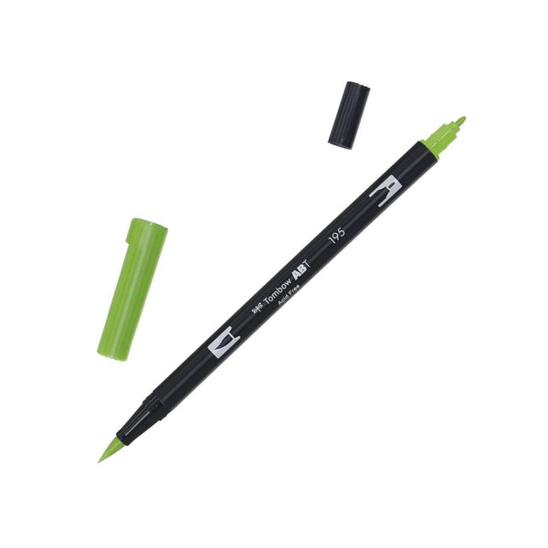 Tombow ABT Brush Pen Light Green Dual Tip