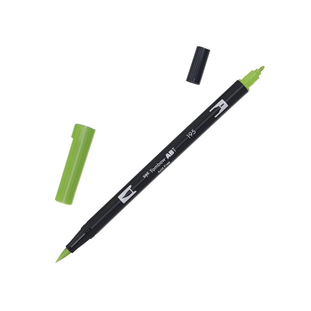 Tombow ABT Brush Pen Light Green Dual Tip