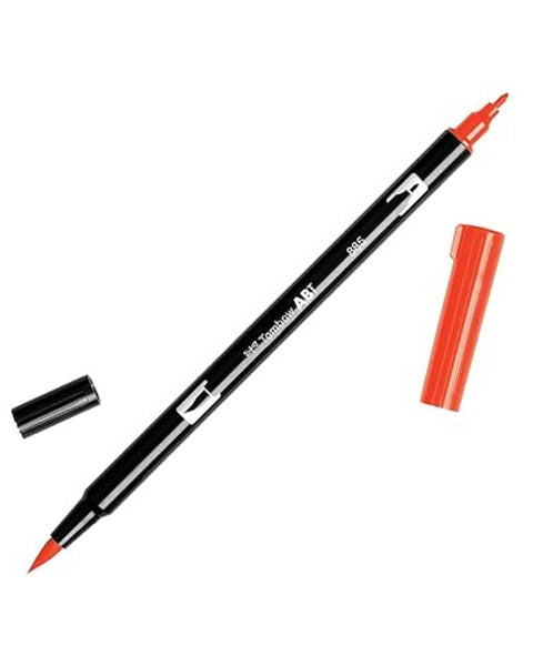 Tombow ABT Brush Pen Warm Red Dual Tip