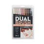 Tombow ABT Dual Brush Pen Water Based Portrait Set of 10