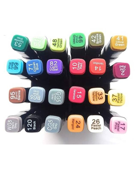 Touch Cool Alcohol Marker Sets Set of 24