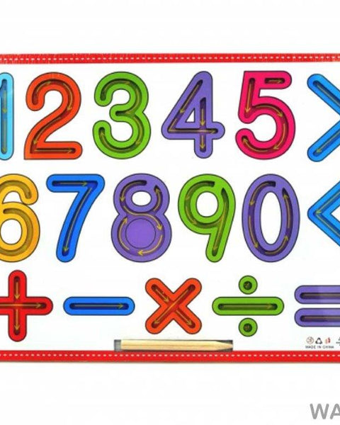 Tracing Number Board