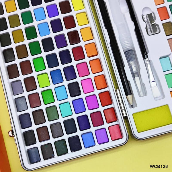 Solid Half Pan Watercolour Cake Set 128