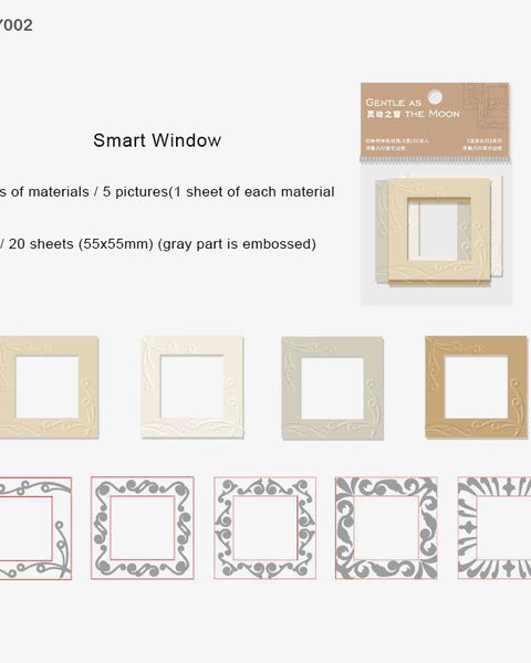 WRRY002 RetroHollow Border Paper CutOut