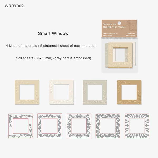 WRRY002 RetroHollow Border Paper CutOut