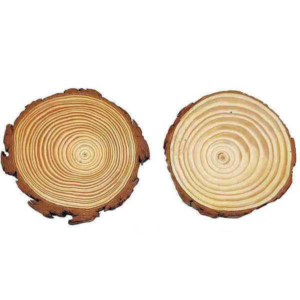 Wooden Slice Round 9-10X1cm