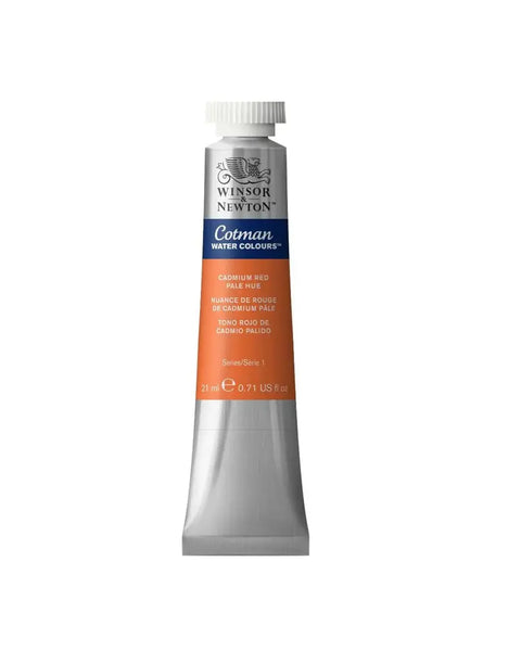 Winsor & Newton Cotman Watercolour Tube Cadmium Red Pale Hue 8ml