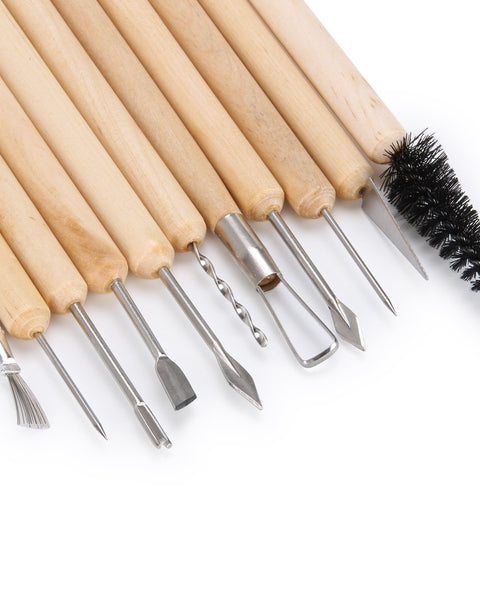 Wooden Clay Tool 11 pieces