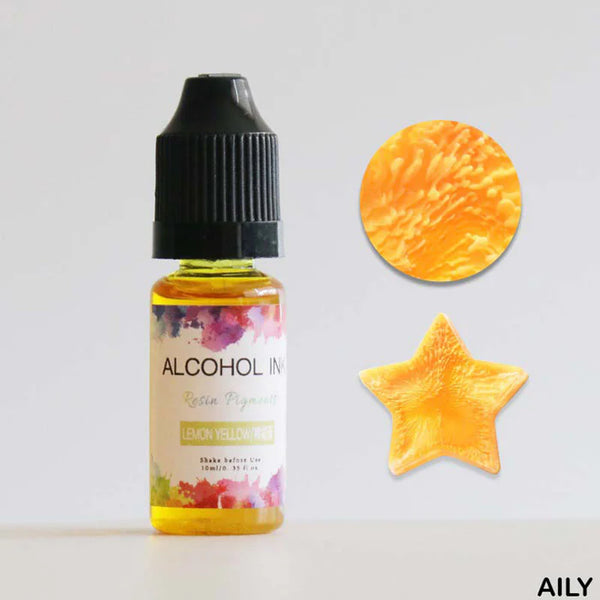 Alcohol Ink Lemon Yellow 10ml for Resin Art