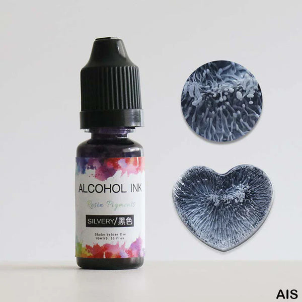 Alcohol Ink Silver 10ml for Resin Art