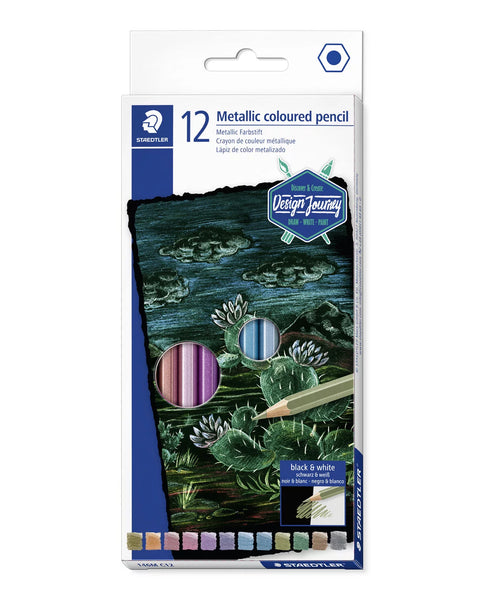 STD Metallic Colour Pencil 12