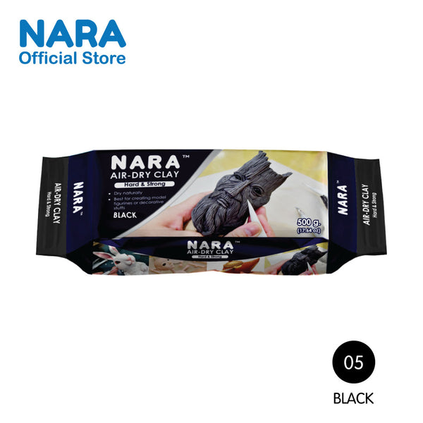 Nara Air Hardening Clay 500g Black