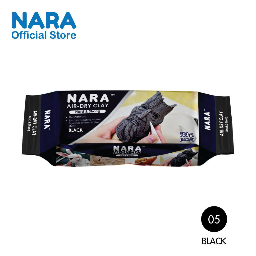 Nara Air Hardening Clay 500g Black
